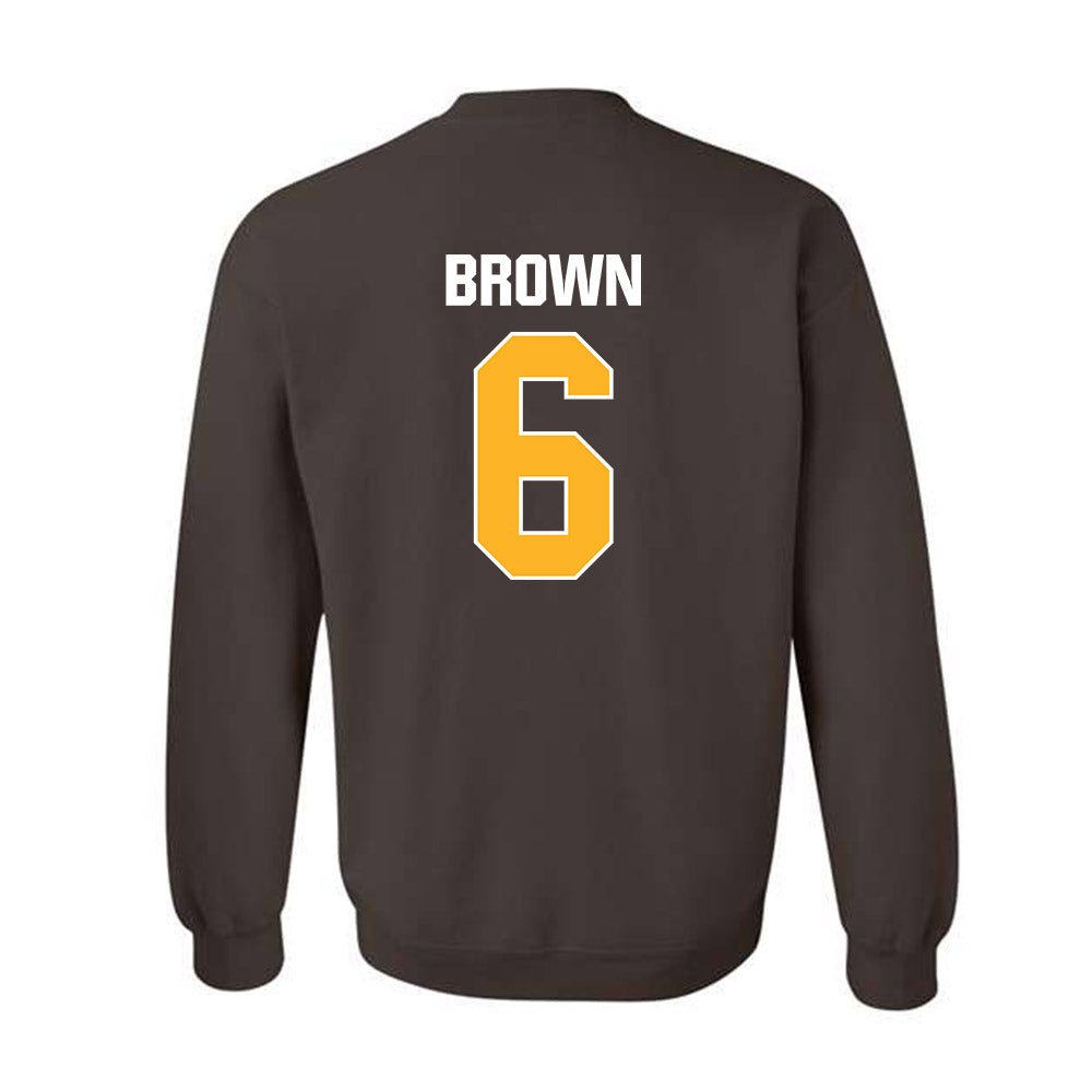 Valpo - NCAA Football : Marcus Brown - Classic Shersey Crewneck Sweatshirt-1