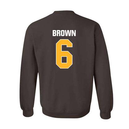 Valpo - NCAA Football : Marcus Brown - Classic Shersey Crewneck Sweatshirt-1