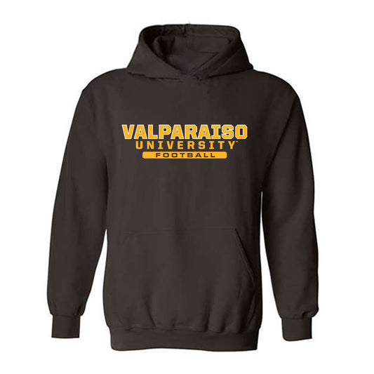 Valpo - NCAA Football : Mason Knoch - Classic Shersey Hooded Sweatshirt-0
