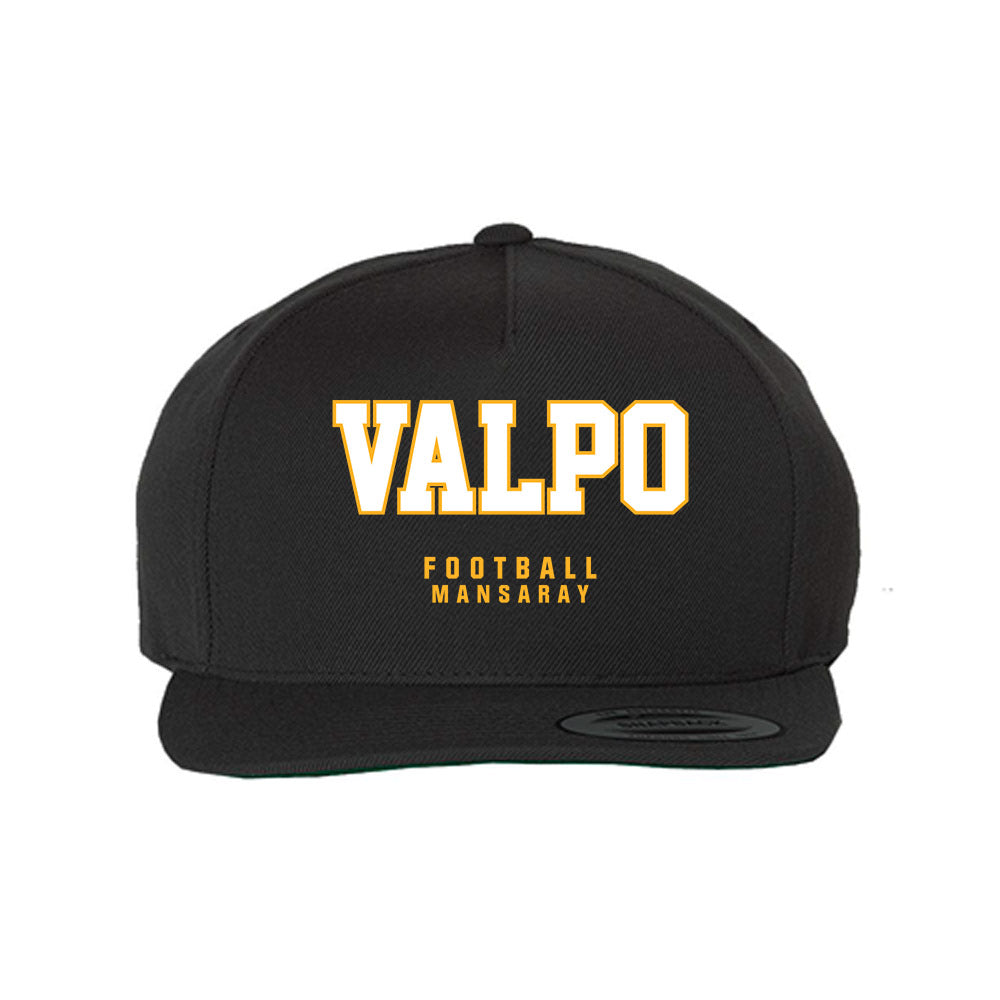 Valpo - NCAA Football : Michael Mansaray - Snapback Hat-0