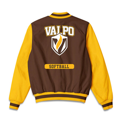 Valpo - NCAA Softball : Mackenzie Gallagher - Bomber Jacket-1