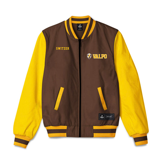Valpo - NCAA Women's Swimming & Diving : Zoey Switzer - Bomber Jacket-0
