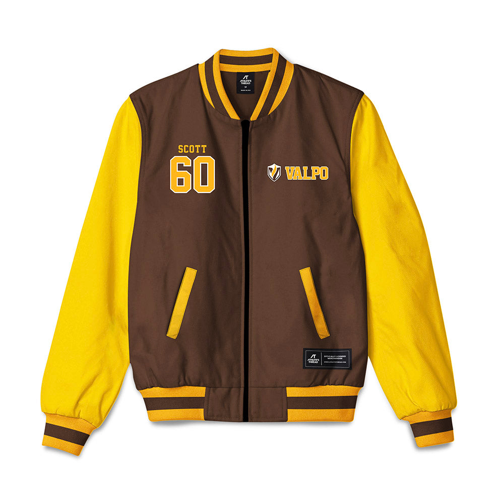 Valpo - NCAA Football : Carson Scott - Bomber Jacket-0