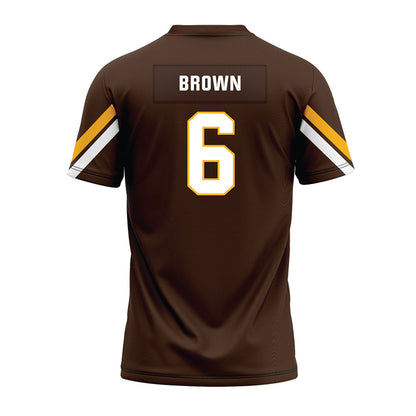 Valpo - NCAA Football : Marcus Brown - Premium Football Jersey-1