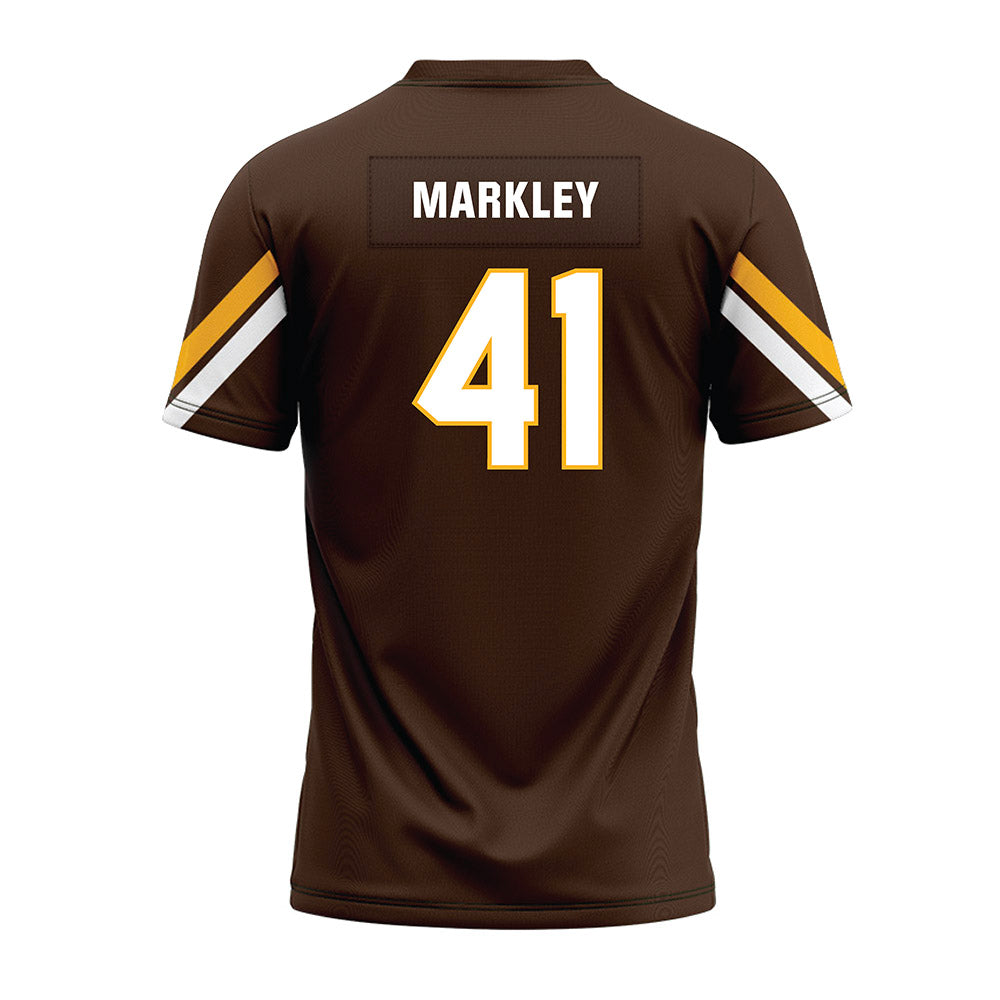 Valpo - NCAA Football : Micah Markley - Premium Football Jersey-1