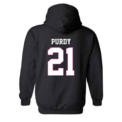 Alabama - NCAA Baseball : Andrew Purdy - Fashion Shersey Hooded Sweatshirt-1