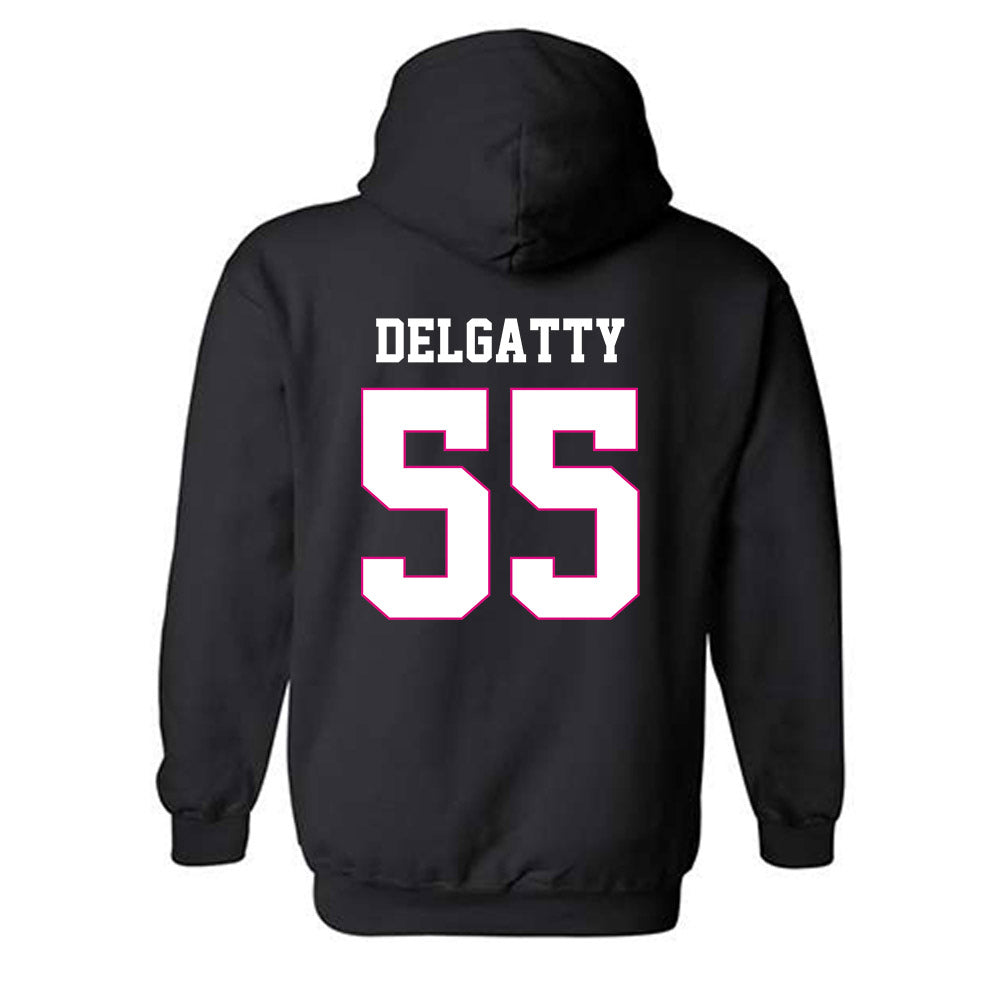 Alabama - NCAA Football : Racin Delgatty - Fashion Shersey Hooded Sweatshirt-1