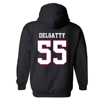 Alabama - NCAA Football : Racin Delgatty - Fashion Shersey Hooded Sweatshirt-1