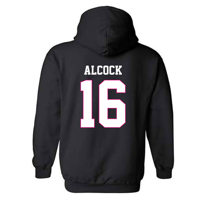 Alabama - NCAA Baseball : Bobby Alcock - Fashion Shersey Hooded Sweatshirt-1