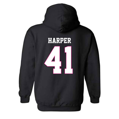 Alabama - Football Alumni : Roman Harper - Fashion Shersey Hooded Sweatshirt-1