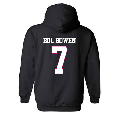 Alabama - NCAA Men's Basketball : Taylor Bol Bowen - Fashion Shersey Hooded Sweatshirt-1