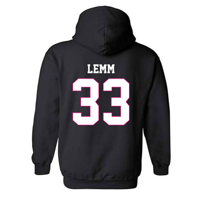 Alabama - NCAA Baseball : John Lemm - Fashion Shersey Hooded Sweatshirt-1