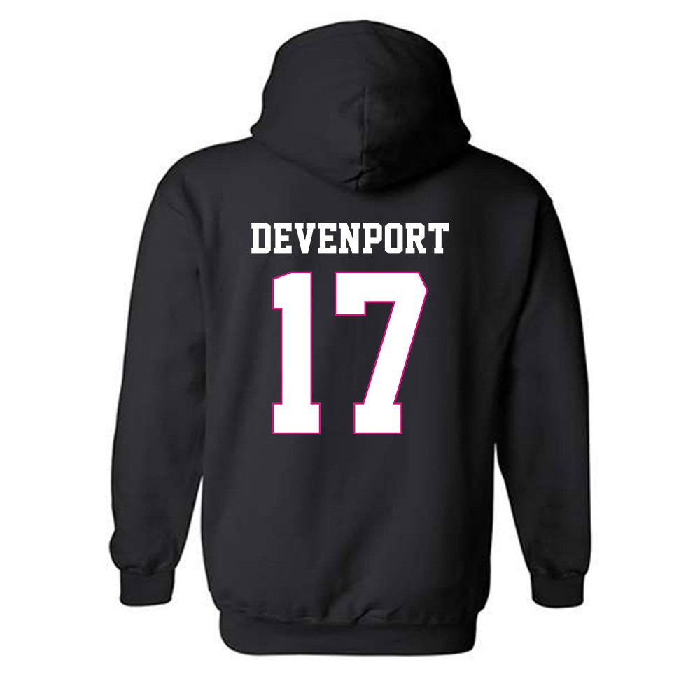 Alabama - NCAA Baseball : Logen Devenport - Fashion Shersey Hooded Sweatshirt-1
