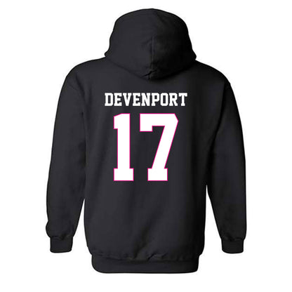 Alabama - NCAA Baseball : Logen Devenport - Fashion Shersey Hooded Sweatshirt-1