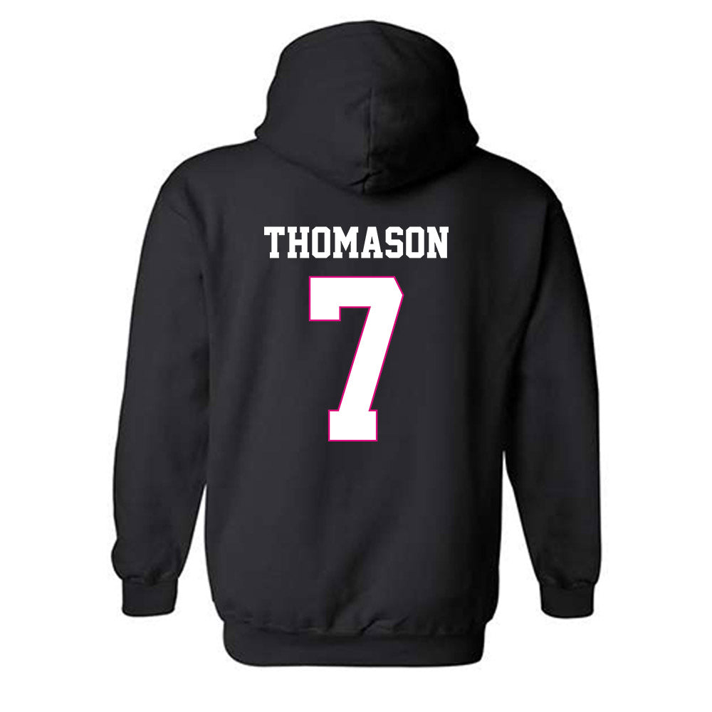 Alabama - NCAA Women's Soccer : Larkin Thomason - Fashion Shersey Hooded Sweatshirt-1