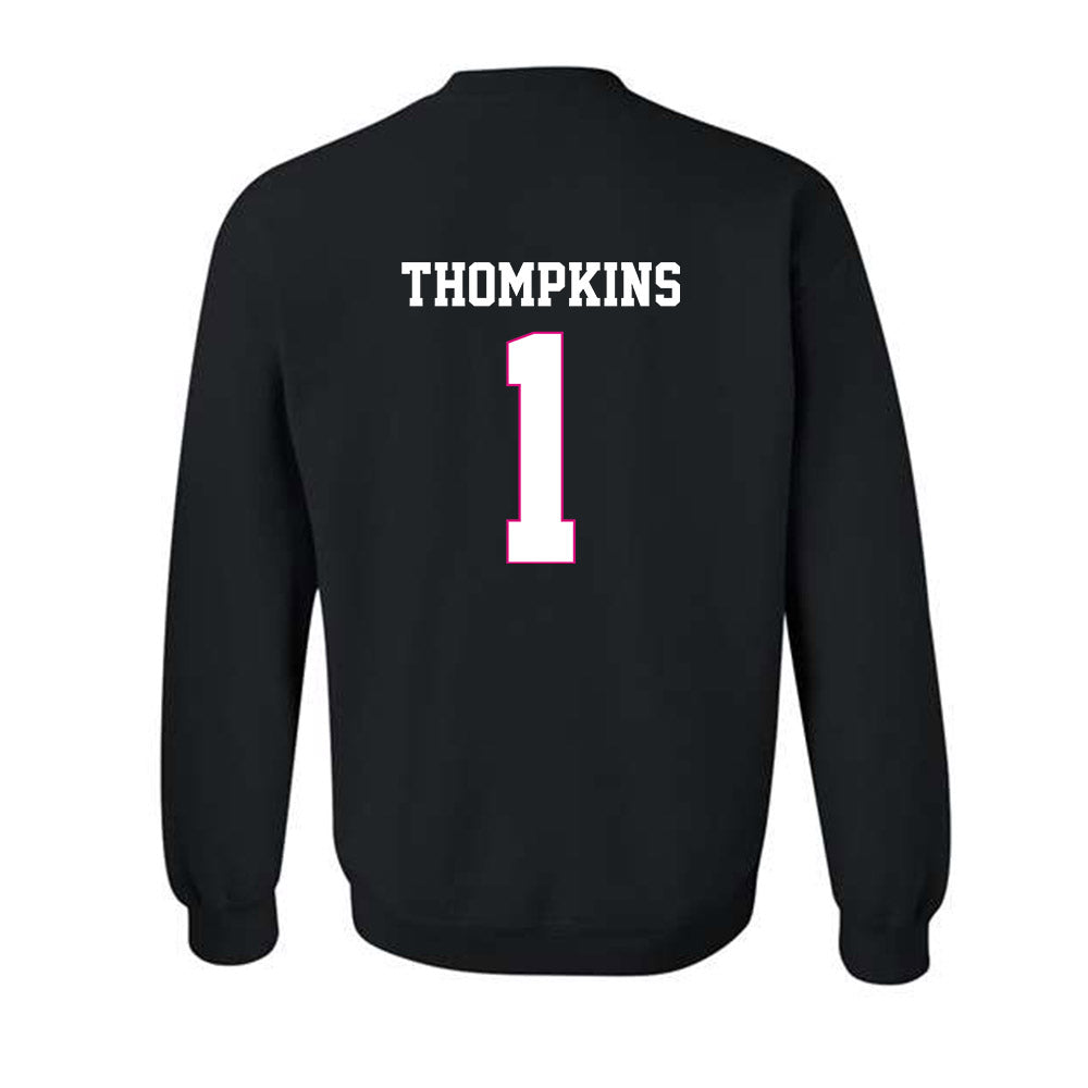 Alabama - NCAA Football : Devan Thompkins - Fashion Shersey Crewneck Sweatshirt-1