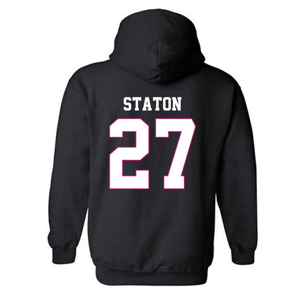 Alabama - Baseball Alumni : Garrett Staton - Fashion Shersey Hooded Sweatshirt-1