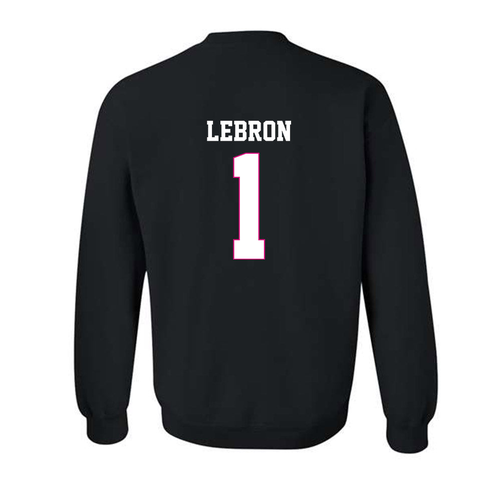 Alabama - NCAA Baseball : Justin Lebron - Fashion Shersey Crewneck Sweatshirt