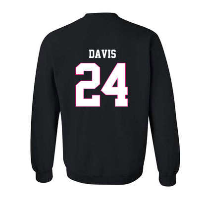 Alabama - Men's Basketball Alumni : Charvez Davis - Fashion Shersey Crewneck Sweatshirt
