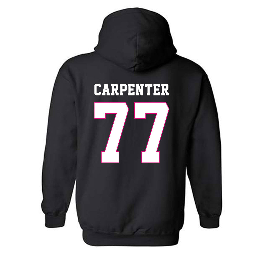 Alabama - Football Alumni : James Carpenter - Fashion Shersey Hooded Sweatshirt