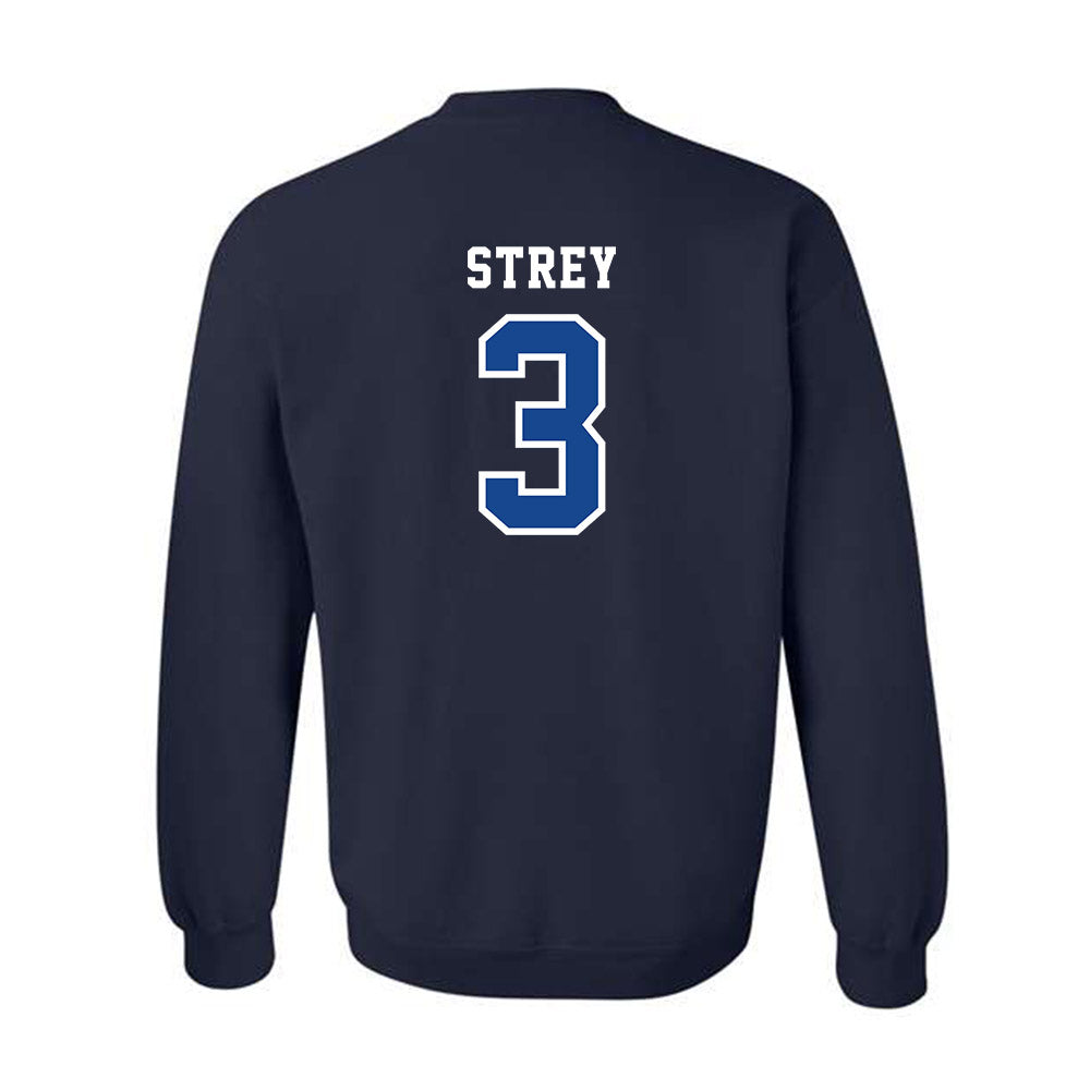 Creighton - NCAA Baseball : Owen Strey - Classic Shersey Crewneck Sweatshirt-1