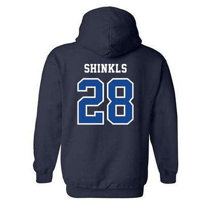 Creighton - NCAA Baseball : Brody Shinkls - Classic Shersey Hooded Sweatshirt-1