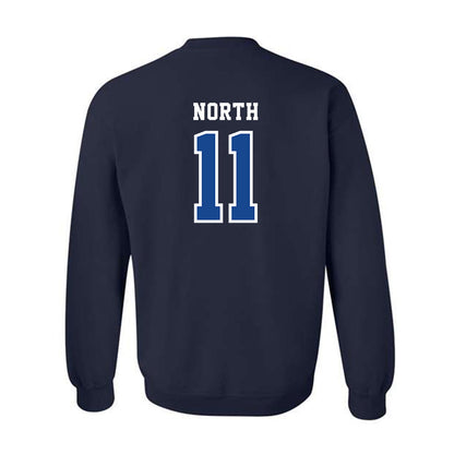 Creighton - NCAA Baseball : Ben North - Classic Shersey Crewneck Sweatshirt-1