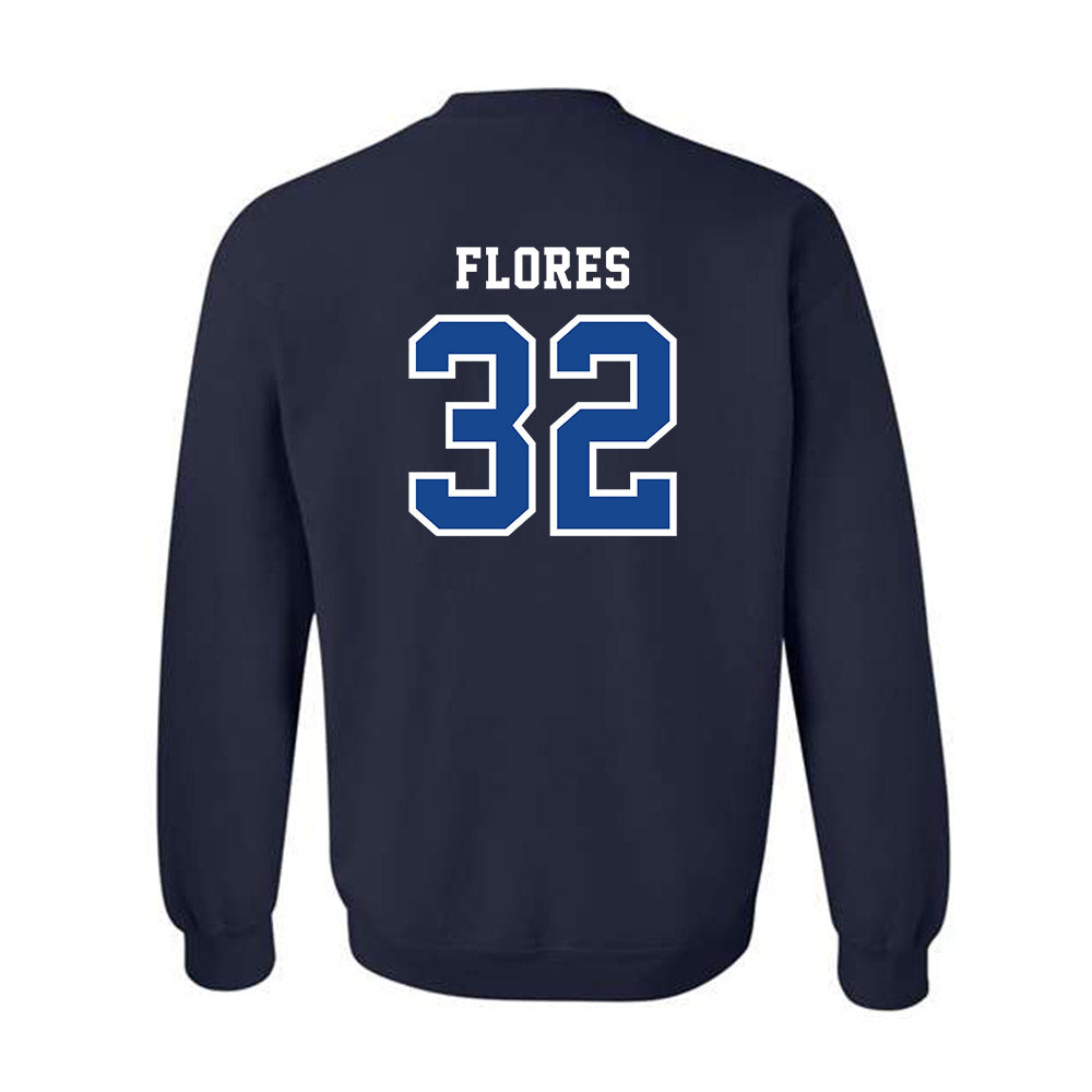 Creighton - NCAA Baseball : Gavin Flores - Classic Shersey Crewneck Sweatshirt-1