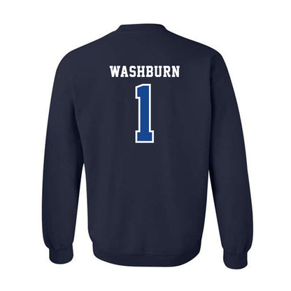 Creighton - NCAA Baseball : Joe Washburn - Classic Shersey Crewneck Sweatshirt-1