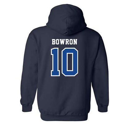 Creighton - NCAA Baseball : Nick Bowron - Classic Shersey Hooded Sweatshirt-1