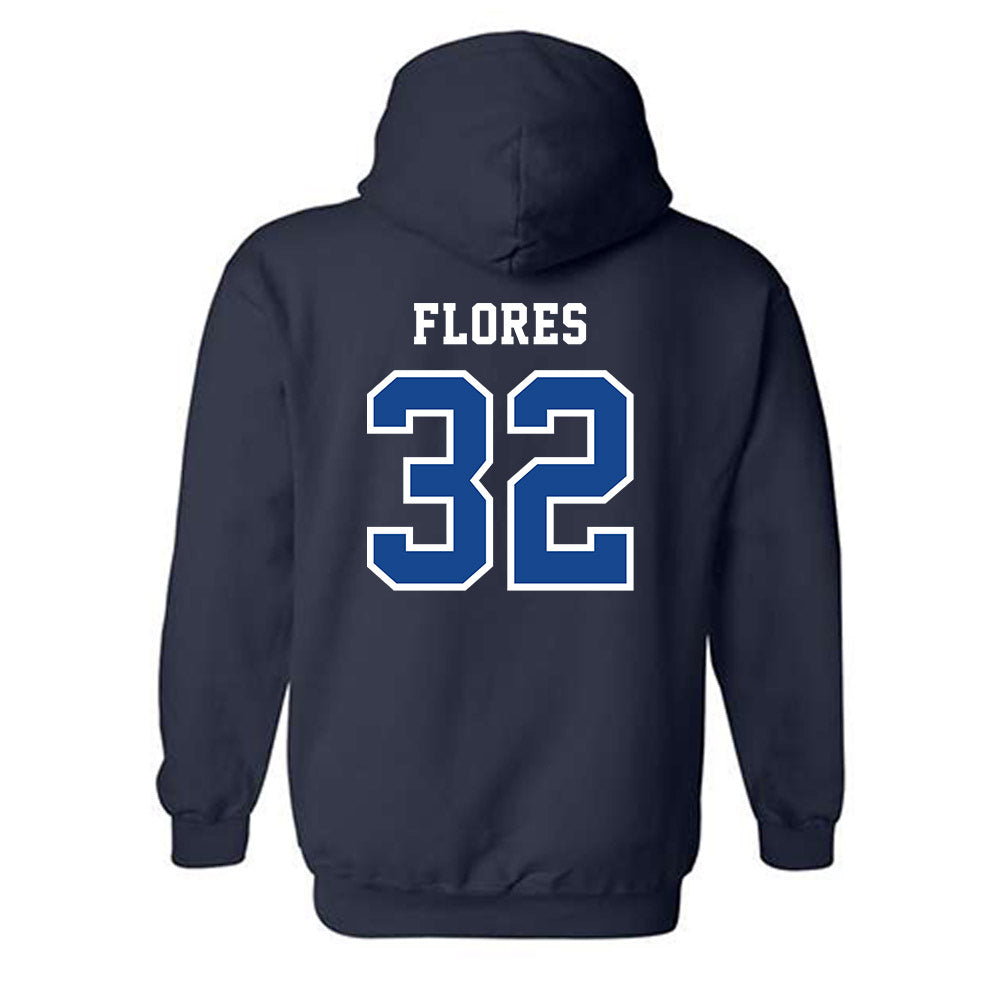 Creighton - NCAA Baseball : Gavin Flores - Classic Shersey Hooded Sweatshirt-1
