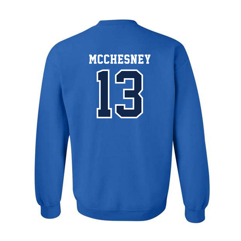 Creighton - NCAA Men's Basketball : Liam Mcchesney - Classic Shersey Crewneck Sweatshirt-1