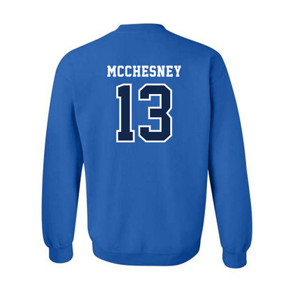 Creighton - NCAA Men's Basketball : Liam Mcchesney - Classic Shersey Crewneck Sweatshirt-1