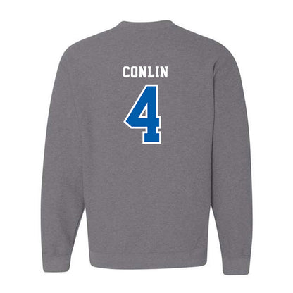 Creighton - NCAA Baseball : Sullivan Conlin - Classic Shersey Crewneck Sweatshirt-1