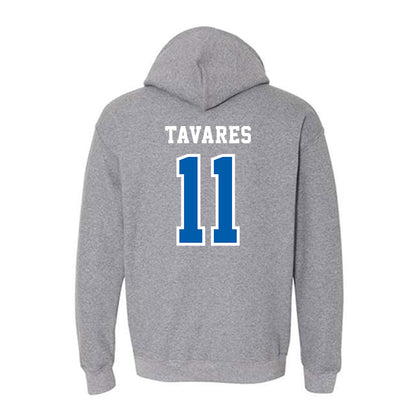 Creighton - NCAA Men's Soccer : Carter Tavares - Classic Shersey Hooded Sweatshirt-1