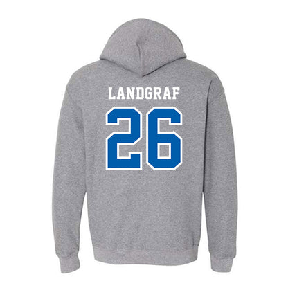 Creighton - NCAA Baseball : Brody Landgraf - Classic Shersey Hooded Sweatshirt-1