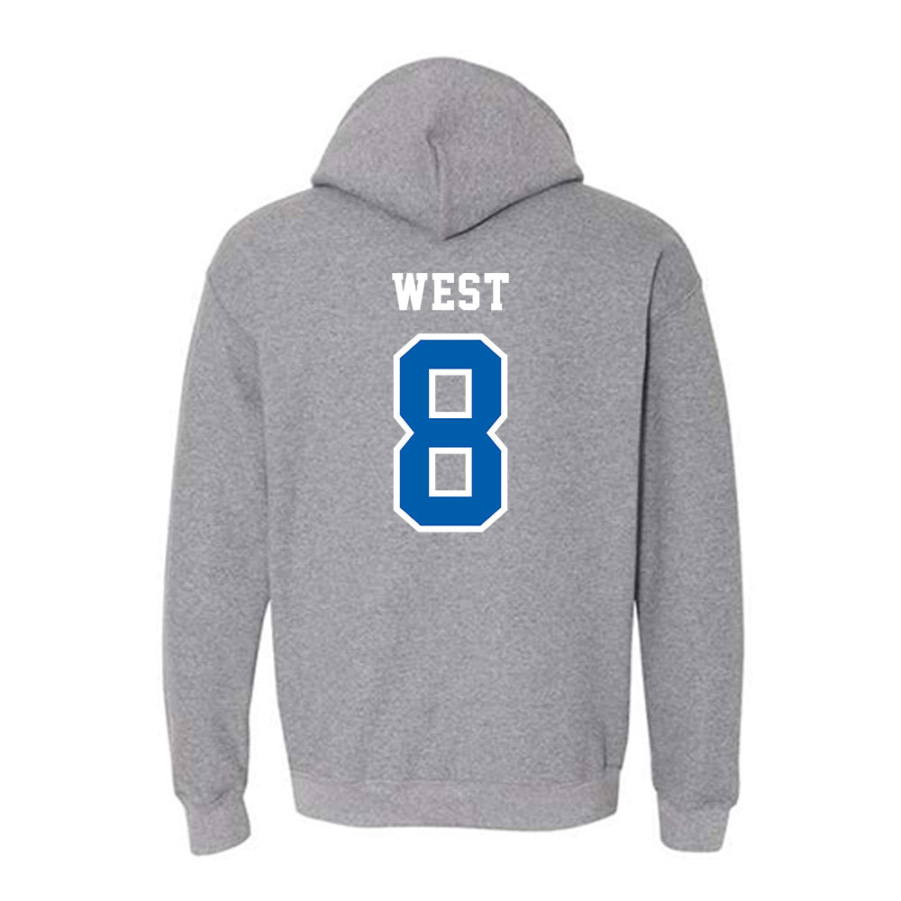 Creighton - NCAA Softball : Lily West - Classic Shersey Hooded Sweatshirt-1