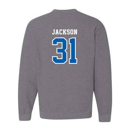 Creighton - NCAA Baseball : Broden Jackson - Classic Shersey Crewneck Sweatshirt-1