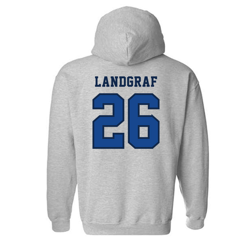Creighton - NCAA Baseball : Brody Landgraf - Classic Shersey Hooded Sweatshirt-1