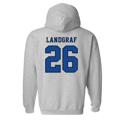 Creighton - NCAA Baseball : Brody Landgraf - Classic Shersey Hooded Sweatshirt-1