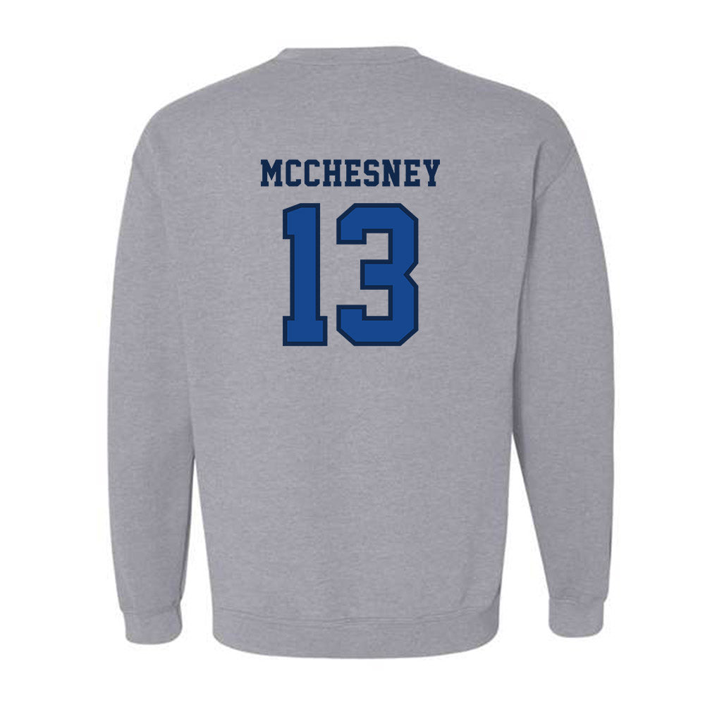 Creighton - NCAA Men's Basketball : Liam Mcchesney - Classic Shersey Crewneck Sweatshirt-1