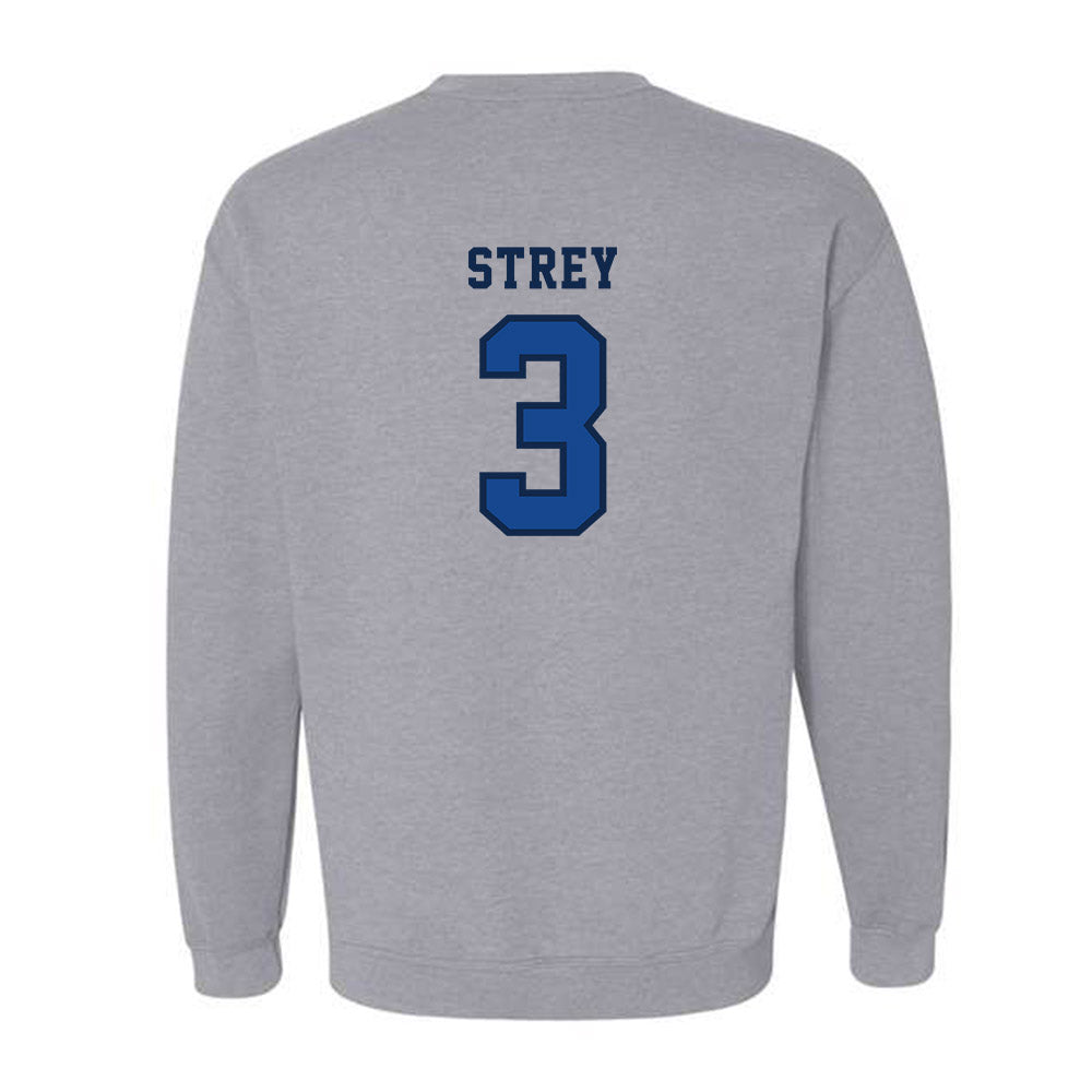 Creighton - NCAA Baseball : Owen Strey - Classic Shersey Crewneck Sweatshirt-1
