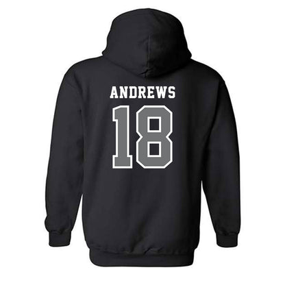 Creighton - NCAA Baseball : Brady Andrews - Classic Shersey Hooded Sweatshirt-1