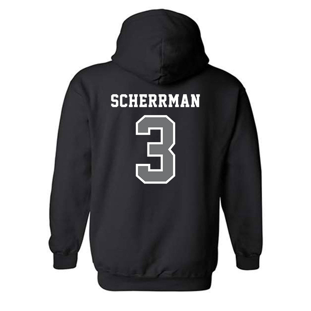 Creighton - NCAA Baseball : Matt Scherrman - Classic Shersey Hooded Sweatshirt-1
