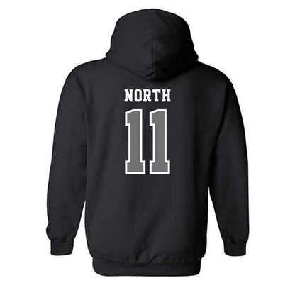 Creighton - NCAA Baseball : Ben North - Classic Shersey Hooded Sweatshirt-1
