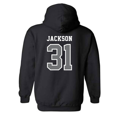 Creighton - NCAA Baseball : Broden Jackson - Classic Shersey Hooded Sweatshirt-1