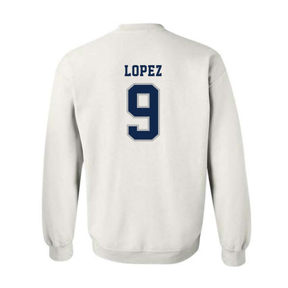 Creighton - NCAA Men's Soccer : Angel Lopez - Classic Shersey Crewneck Sweatshirt-1
