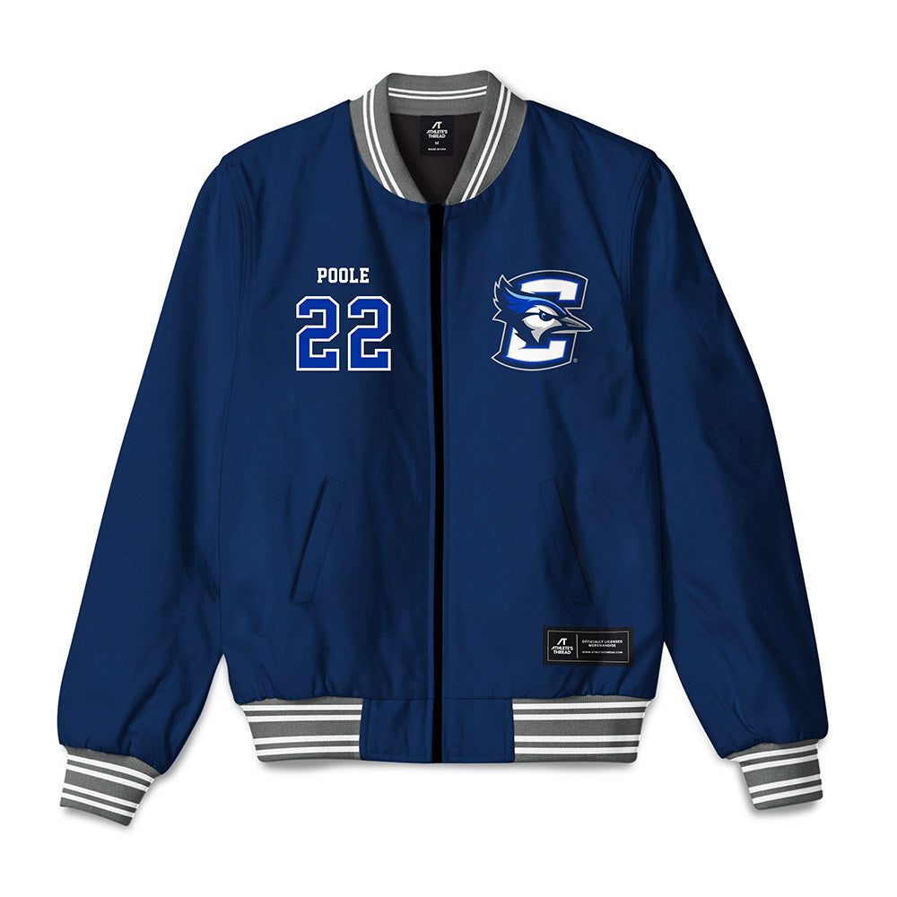 Creighton - NCAA Softball : Hannah Poole - Bomber Jacket-0