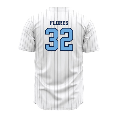 Creighton - NCAA Baseball : Gavin Flores - White Jersey-1