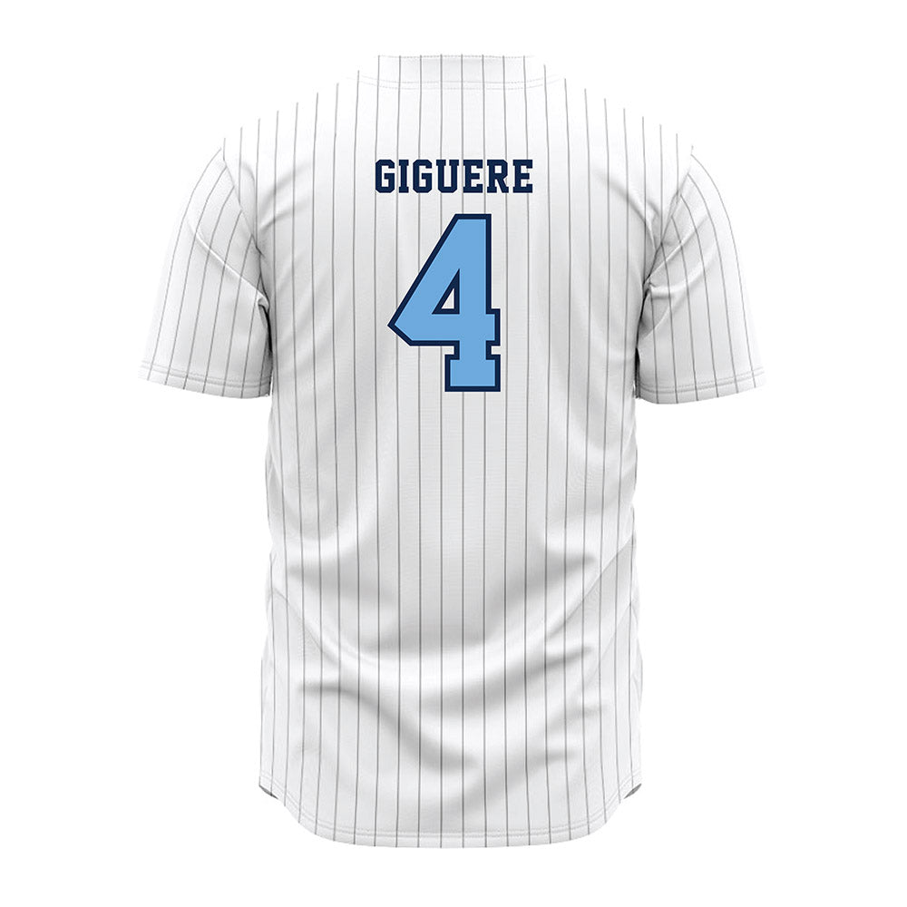 Creighton - NCAA Baseball : Alexandre Giguere - White Jersey-1
